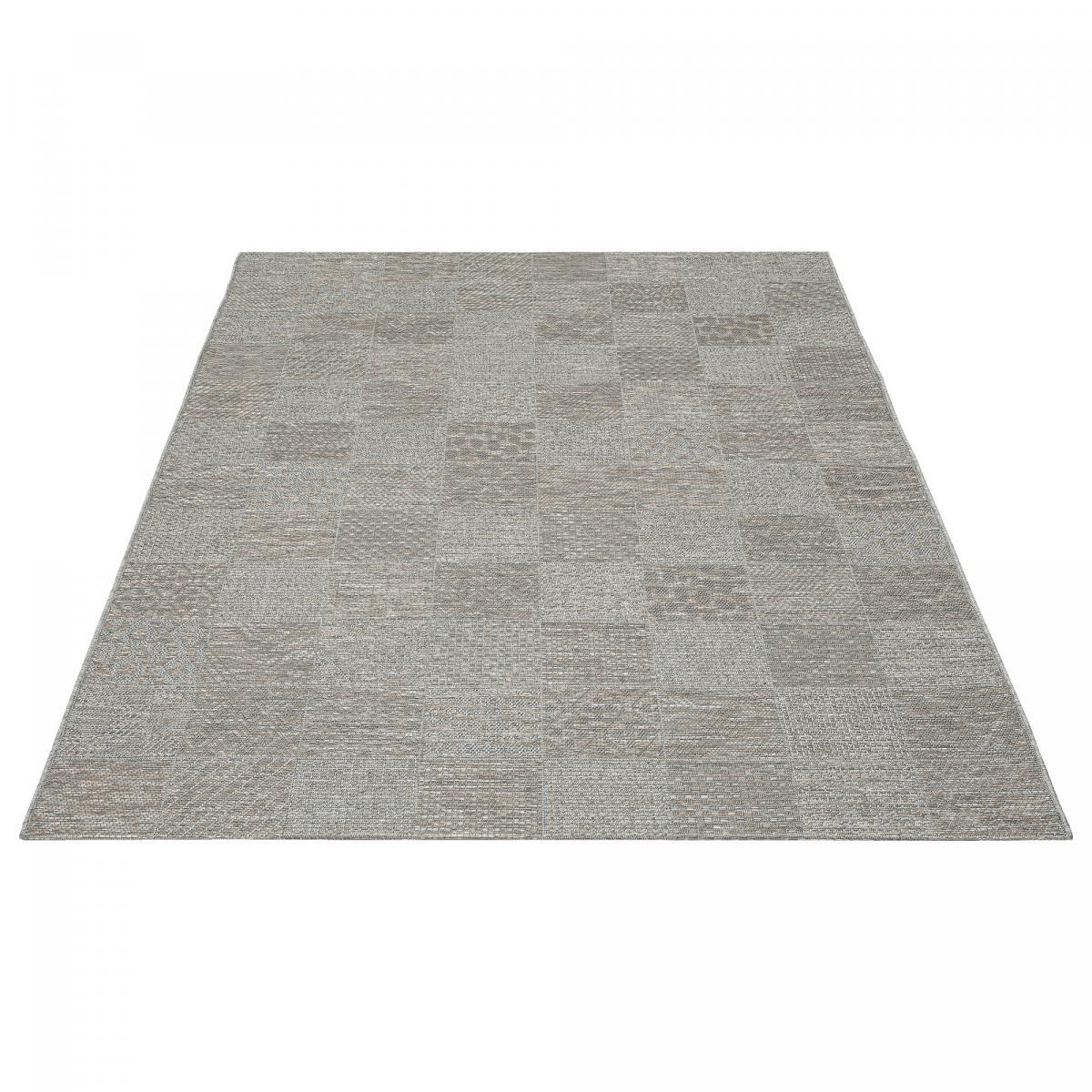 Tapis extérieur tissé kilim rectangle NUKO