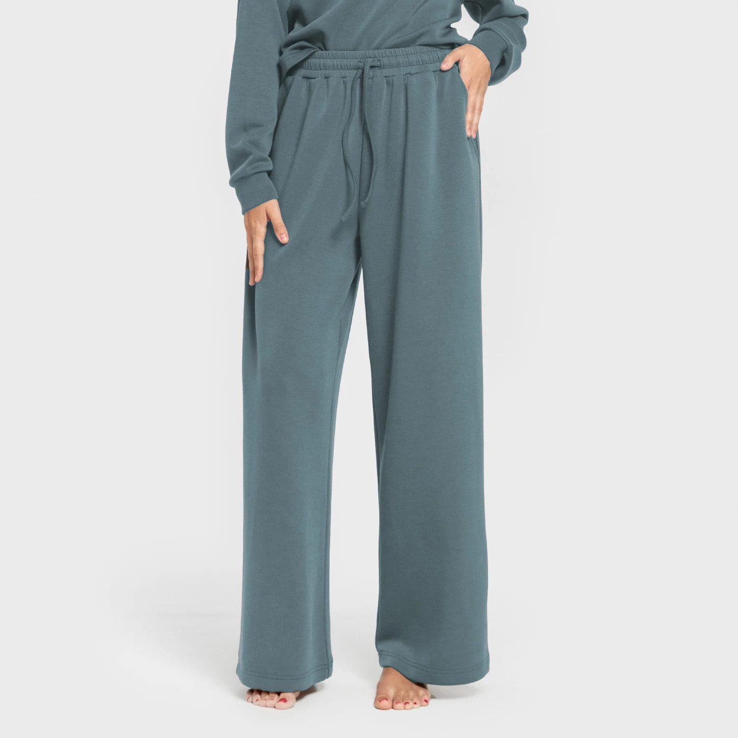 Pantaloni lunghi in stile modal da donna