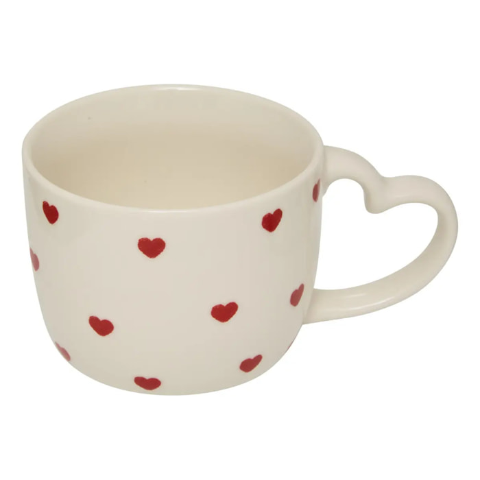 Mug à motif coeurs Valentine