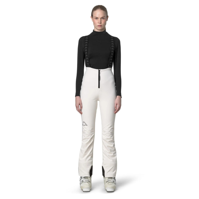 Kappa - Pantalones Mujer Blanco - 8Cento 846