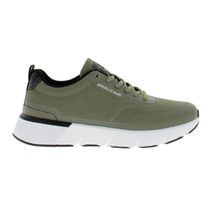 Armata di Mare Scarpe Uomo Sneakers Casual Stringate con Soletta Rimovibile in Memory Foam AMU S24L512 Khaki