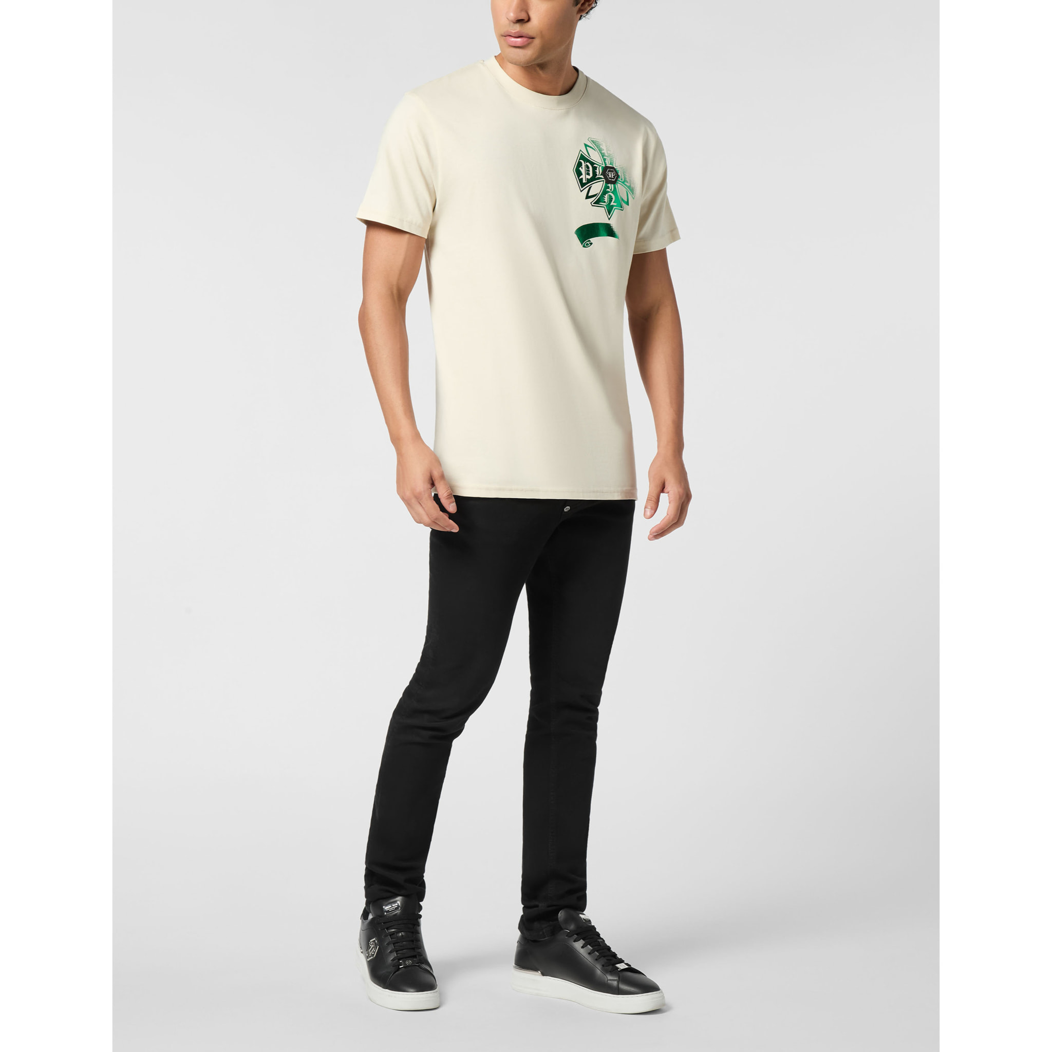 PHILIPP PLEIN Camiseta Cuello Redondo Ss CREST