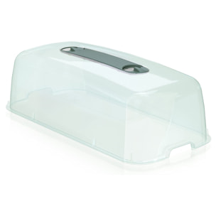 Huerto Urbano con invernadero de 52 litros color gris