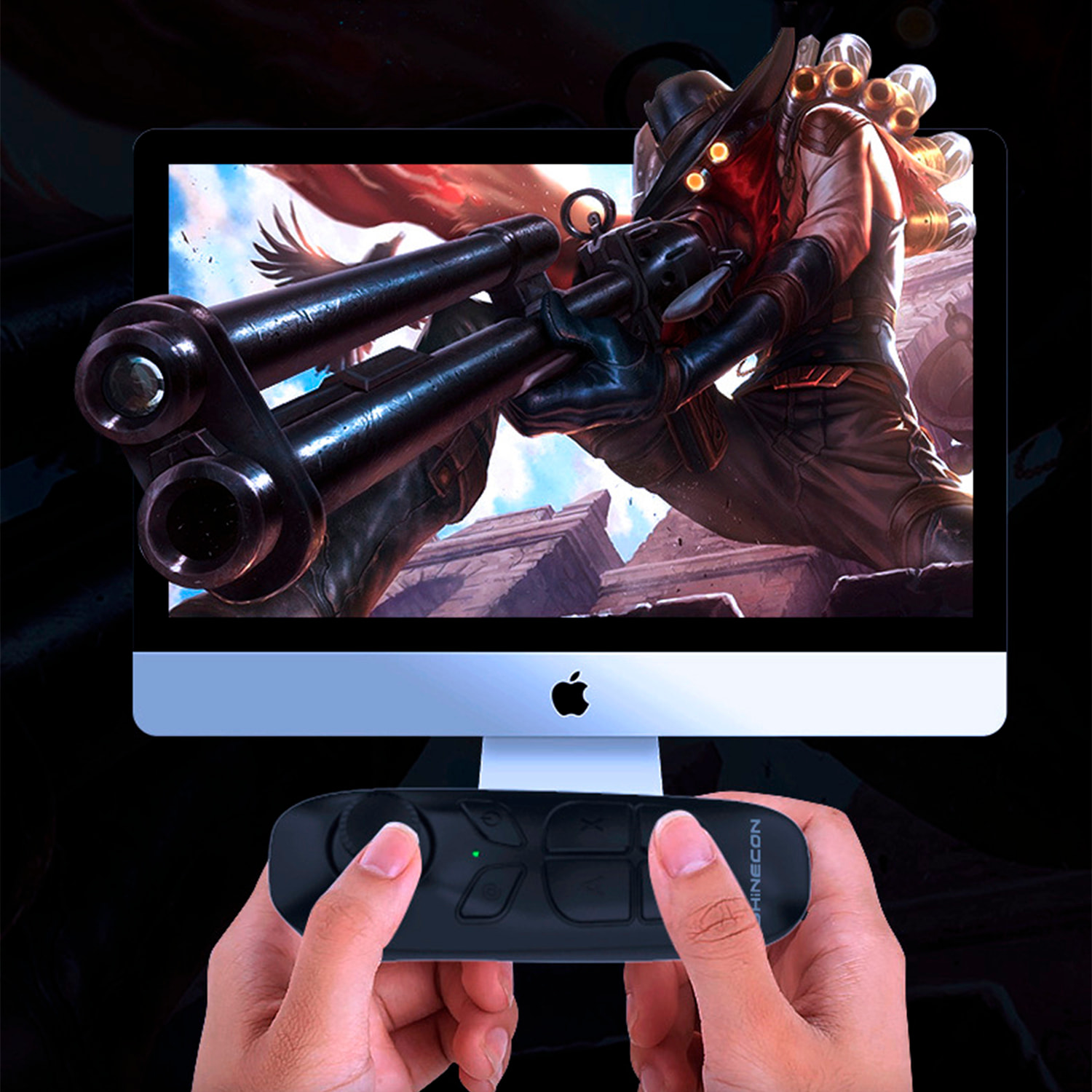 Mando a distancia Bluetooth B03. Compatible con Android. Diseño ergonómico.