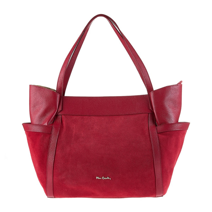 Borsa a spalla da donna Made in Italy - Modello Sereia - 100% pelle - 43.0 x 30.0 x 12.0 cm