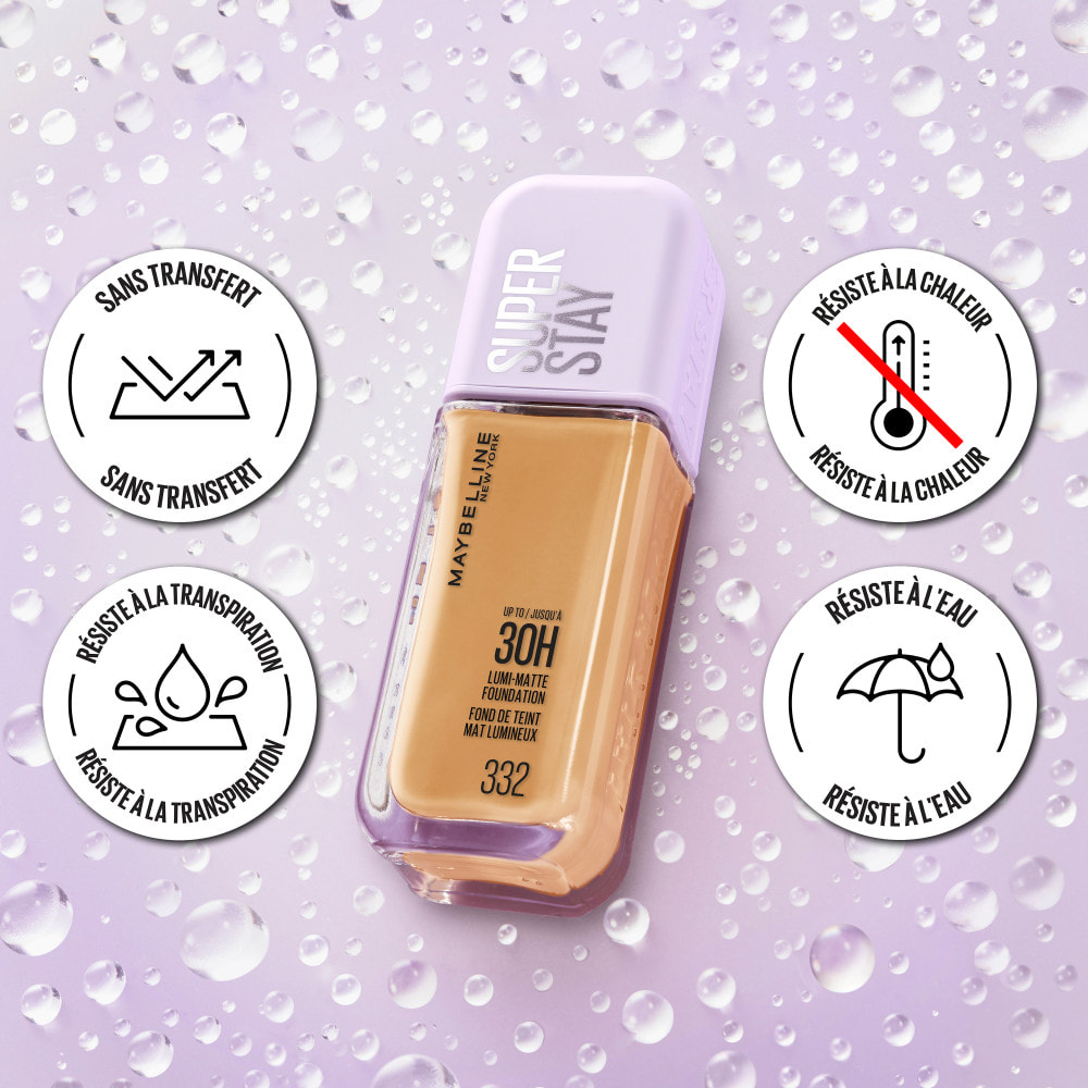 Maybelline New York Superstay 30H Lumi-Matte Fond de Teint 351