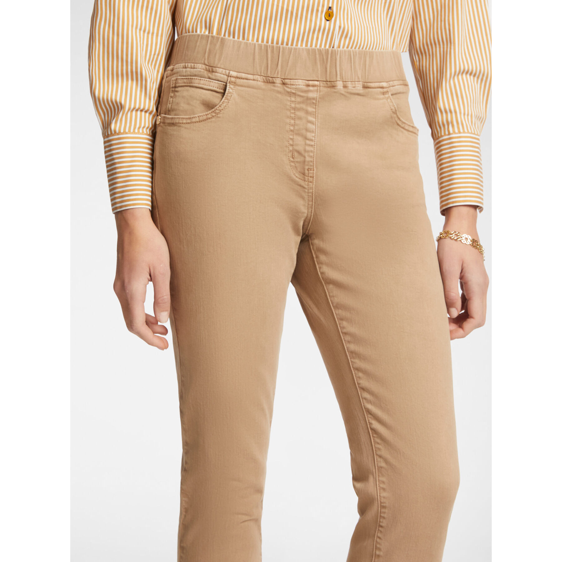 Elena Mirò - Jeggings pull on, "Pat" - Beige