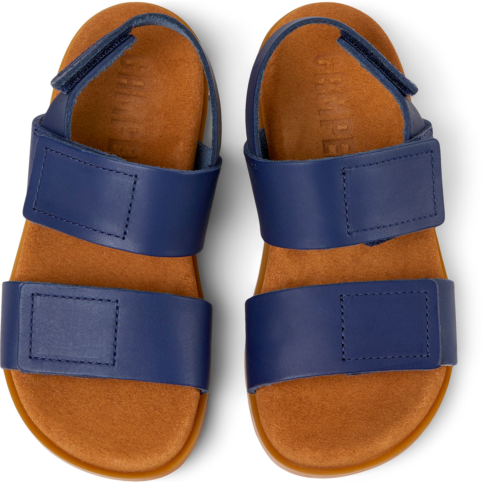 Sandali - CAMPER Brutus - Blu - Pelle liscia