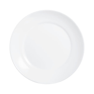 4 assiettes à dessert blanches 18 cm Apy - Luminarc