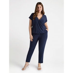 Fiorella Rubino - Pantalones joggers de tejido de punto - Azul