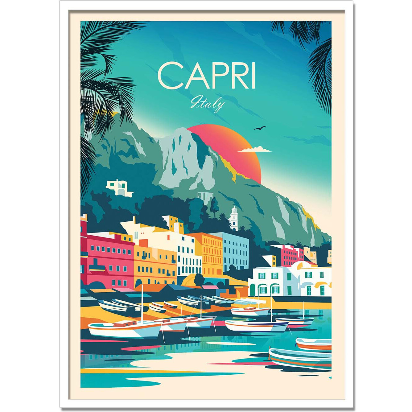 Affiche - Capri Italy - Studio Inception
