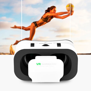 Gafas de realidad virtual G05. Vista panorámica 360º con campo de visión de 110º. Compatibles con IOS, Android, HarmonyOS.