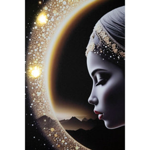 STAMPA C/LED SU TELA LACCATA C/CORNICE INDA CM 60X3,5
X90