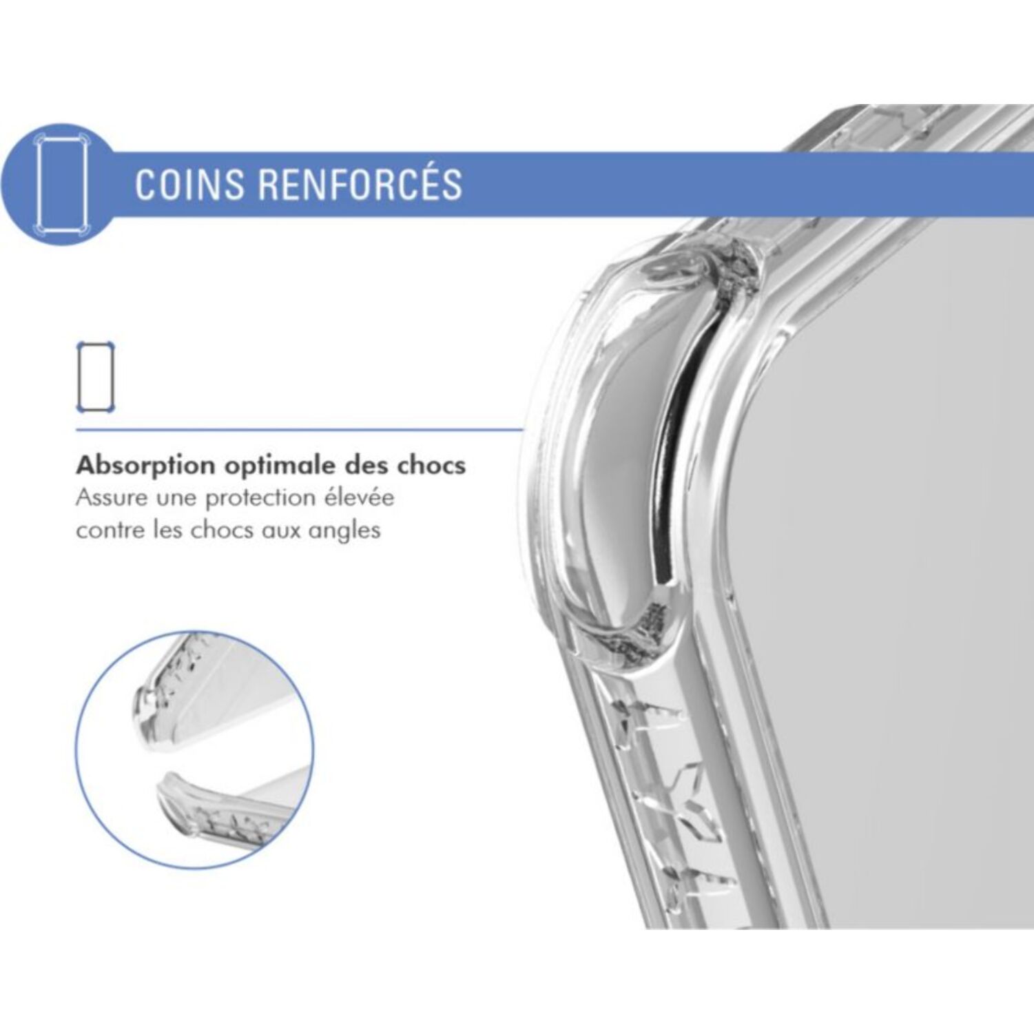 Coque FORCE CASE Samsung Galaxy S22 5G Transparente