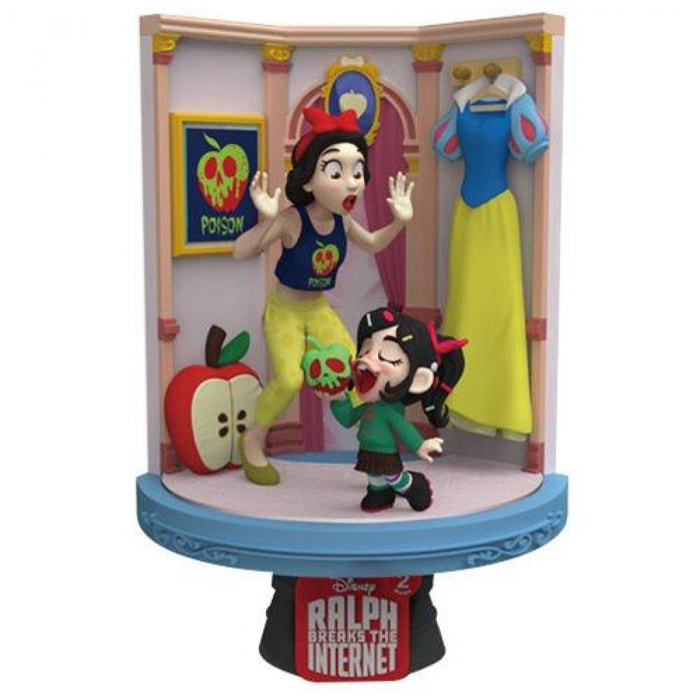 Ralph 2 Statua Biancaneve & Vanellope D-Stage Diorama Figura 16 cm Beast Kingdom