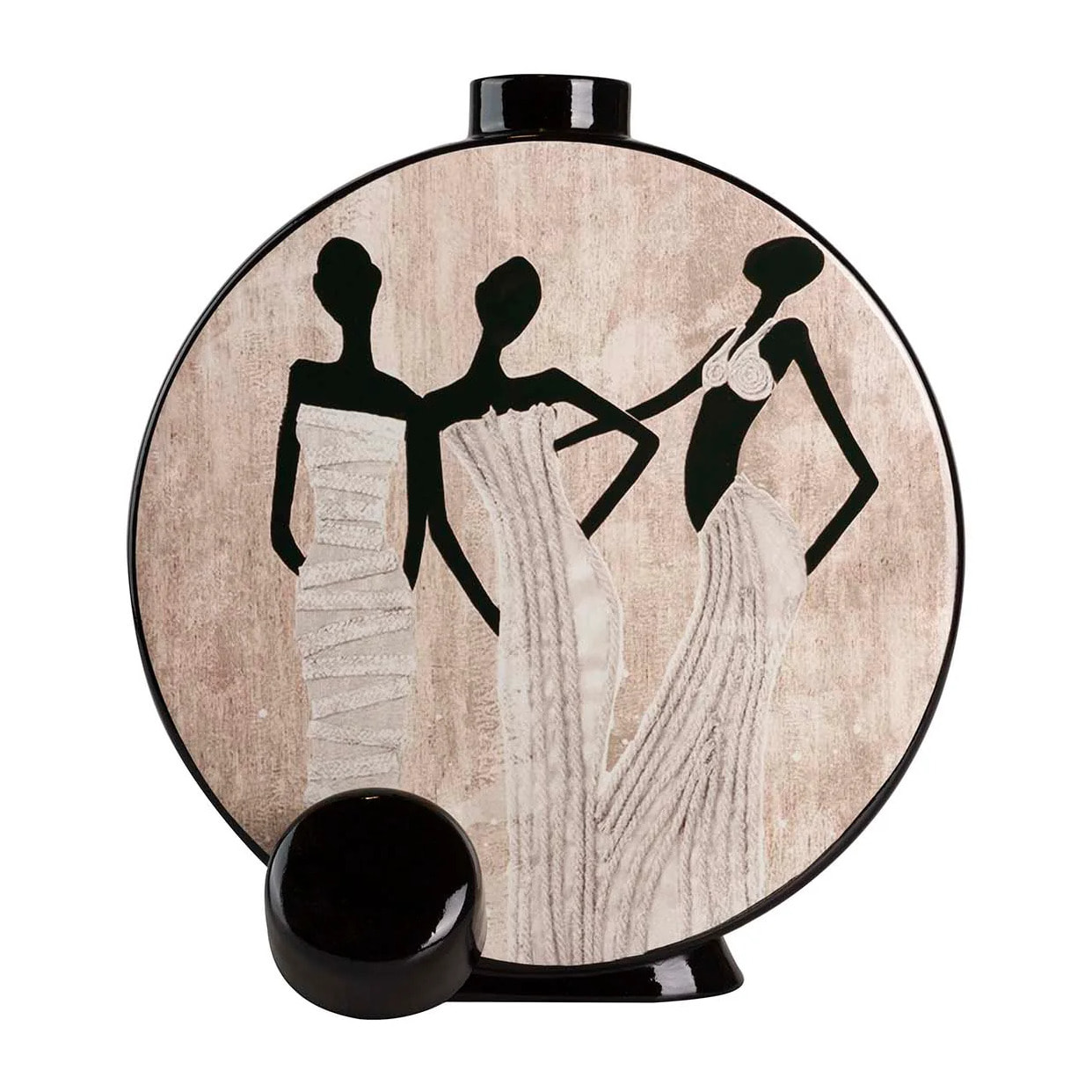 Tibor Ceramica Africanas 28x8x33 Cm