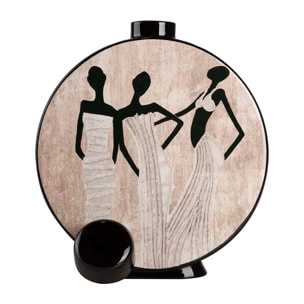 Tibor Ceramica Africanas 28x8x33 Cm