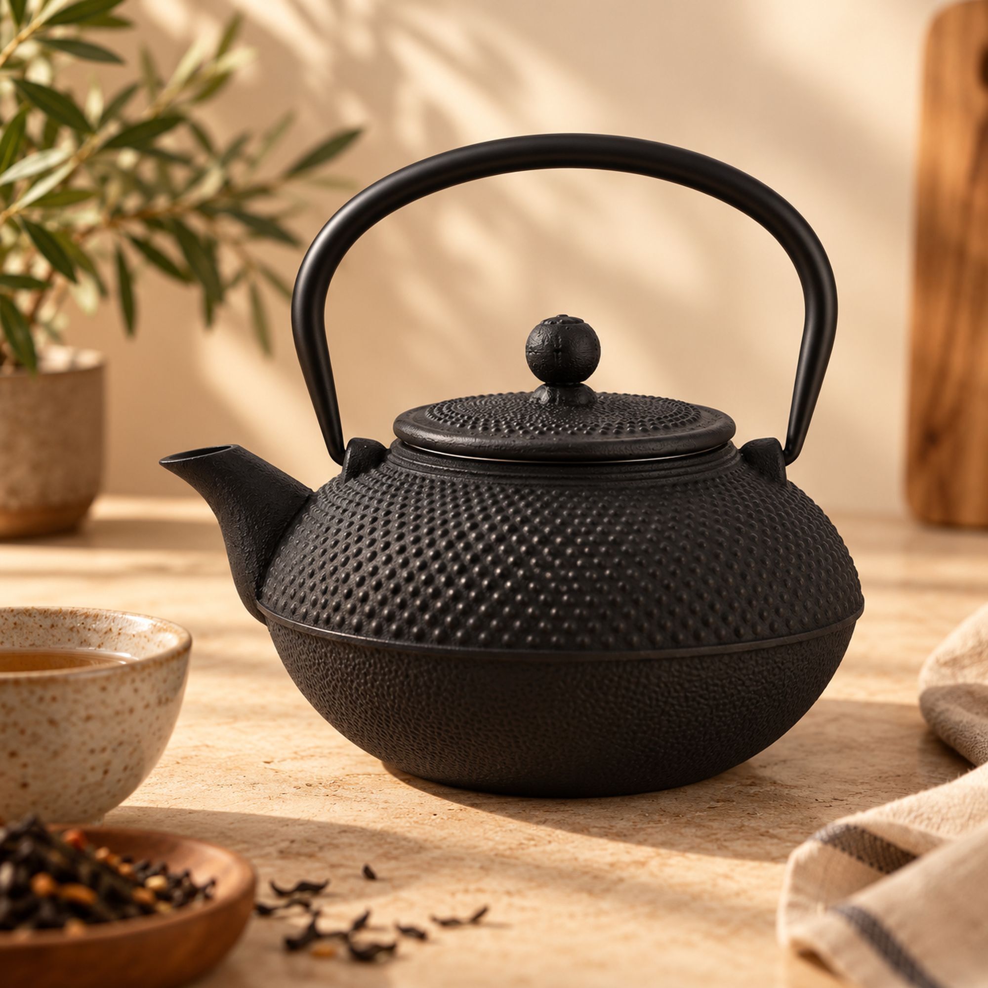 Théiere osaka 1.5l en fonte noire