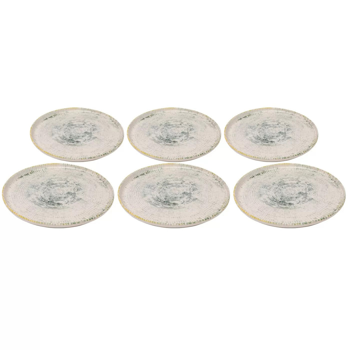 Assiettes Pippa 21cm set de 6 Kare Design