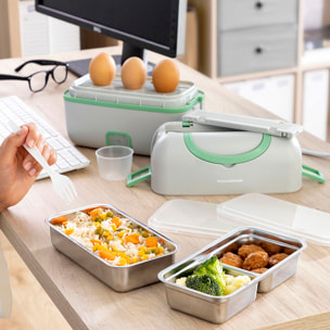 Porta Pranzo Elettrico a Vapore 3 in 1 con Ricette Beneam InnovaGoods