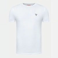 T-shirt Caleb (x2) - logo - coton - blanc