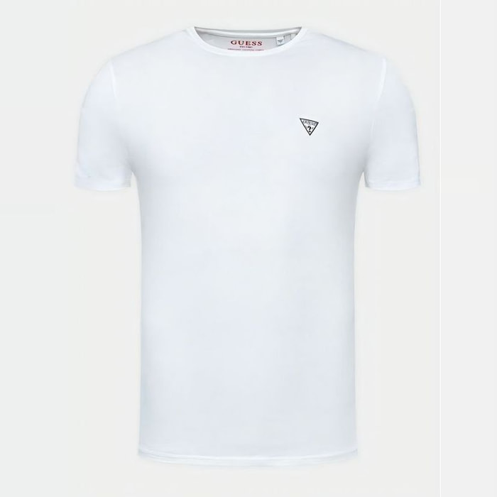 T-shirt Caleb (x2) - logo - coton - blanc
