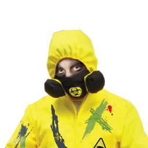 Costume Carnevale Halloween Tuta Biohazard Radioactive Child Costume Bambino