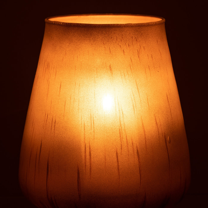 J-Line photophore Antique - verre - brun - large