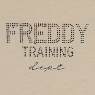 T-shirt raglan con inserto geometrico