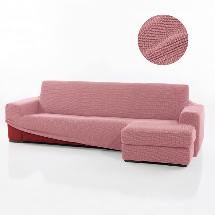 Funda para Chaise Longue derecho (visto de frente) brazo largo SÚPER ELÁSTICA modelo HELENA