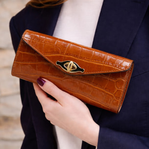 Portafoglio Cheval Firenze Marlon Croc Cuoio