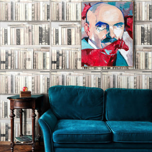 Carta da Parati Libri Bianchi