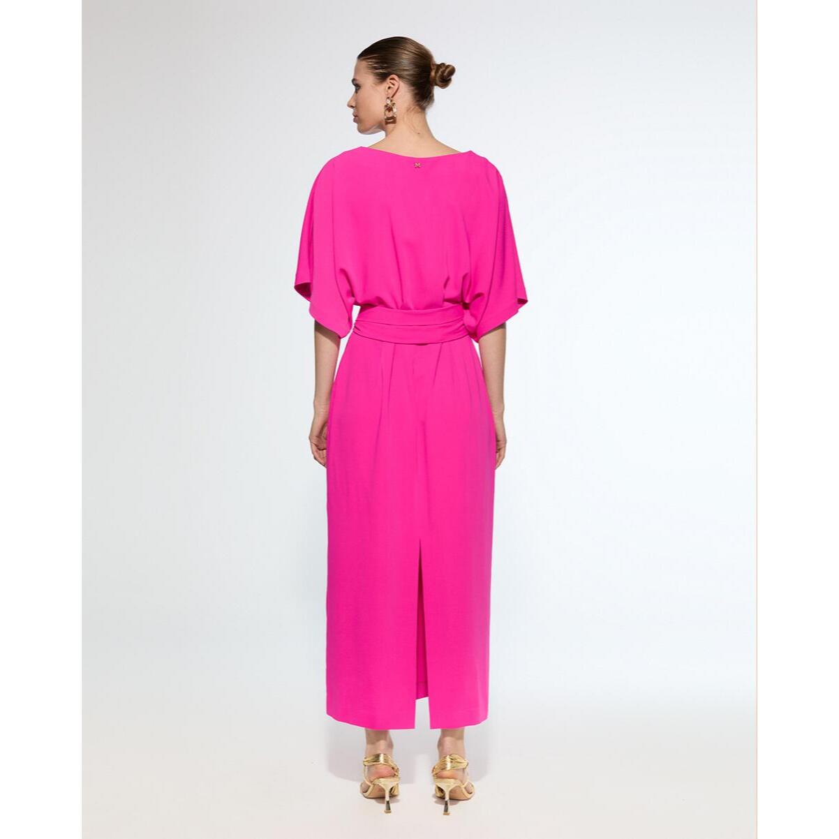 Abito Lungo Fucsia