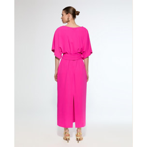 Abito Lungo Fucsia