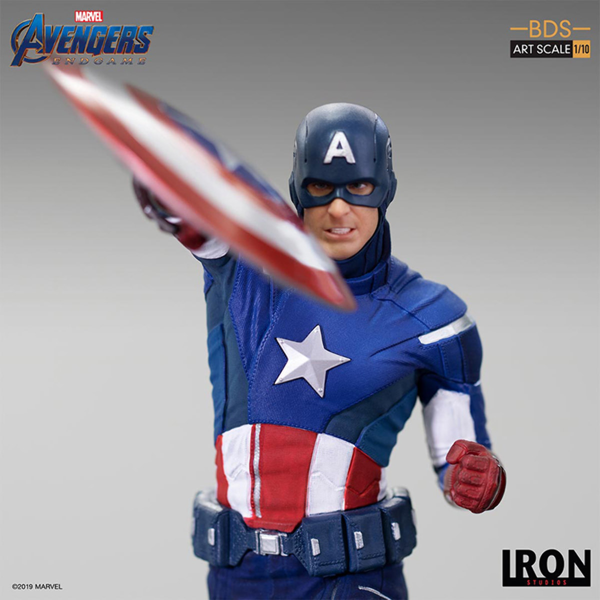 Avengers: Endgame Statua Captain America 2012 Scala 1/10 20cm Iron Studios