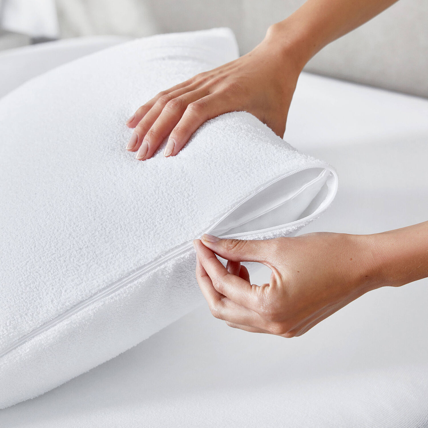 Funda de Almohada | Dermoportectora Aloe Vera | Antialérgica | Impermeable | Ideal para pieles sensibles