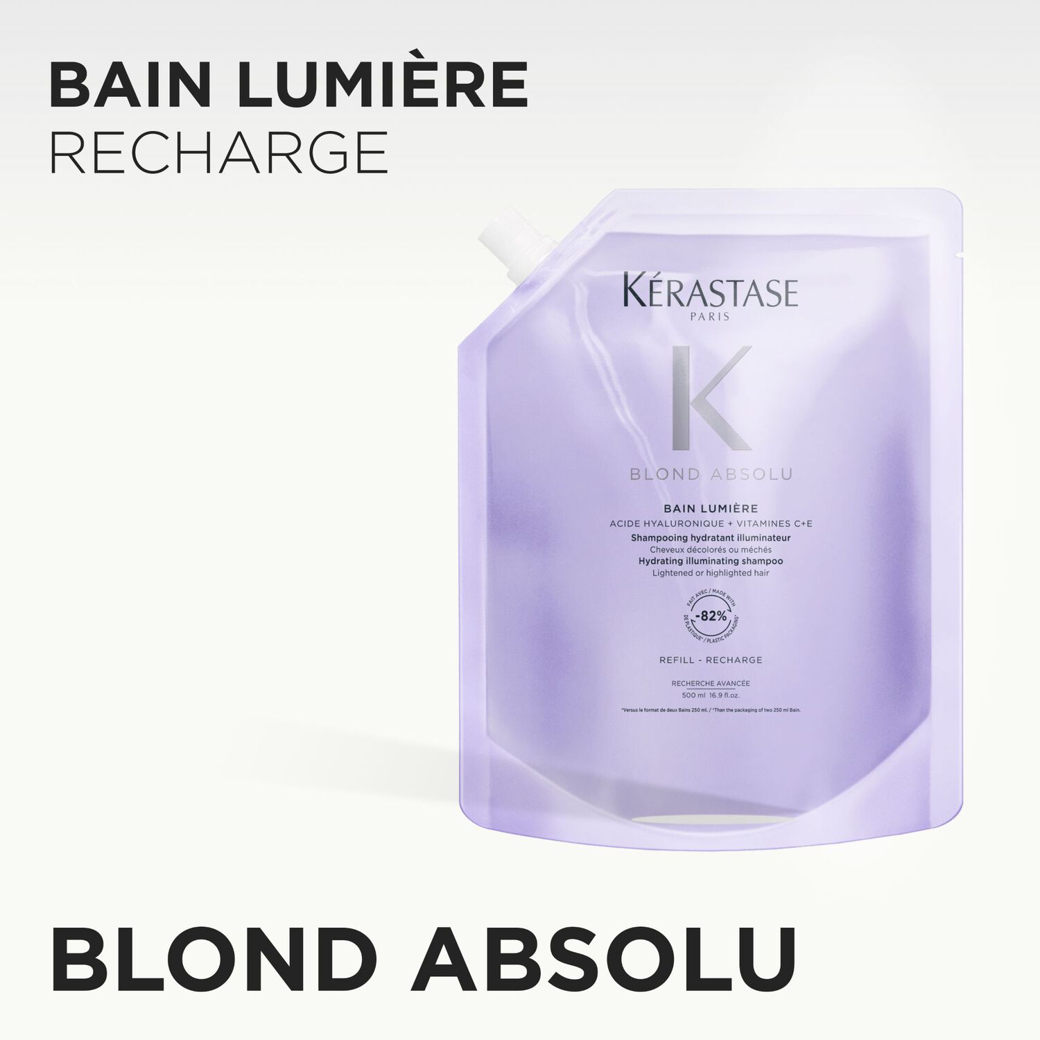 Blond Classic - Recharge Shampoing hydratant illuminateur pour cheveux blonds