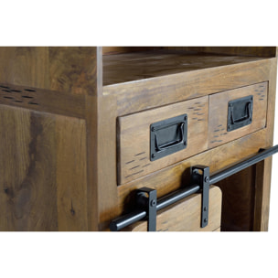 Muebles Bar de Madera de Mango 75 Cm Estilo Industrial