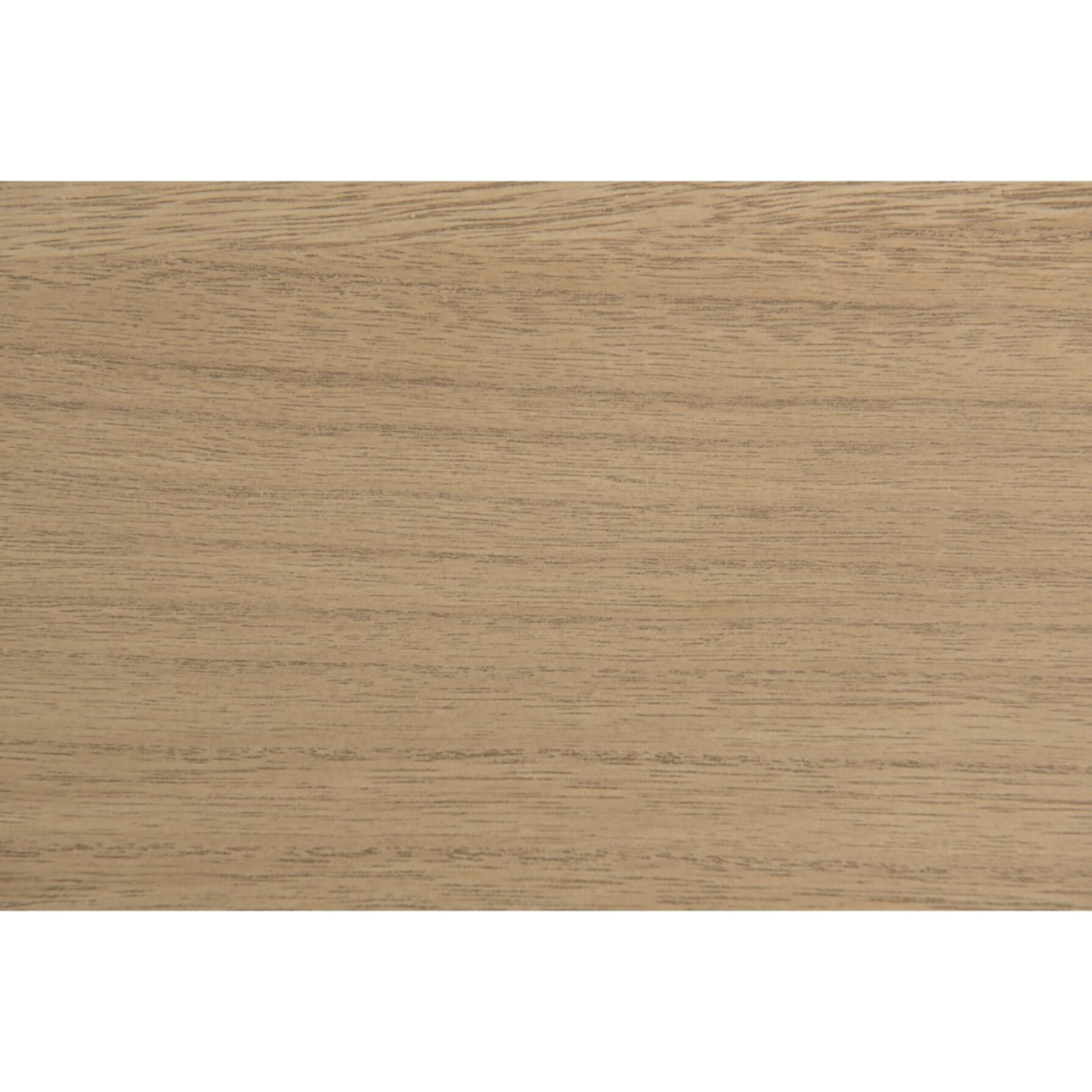 MARGAUX - Console bois naturel 2 tiroirs pieds épingles métal noir