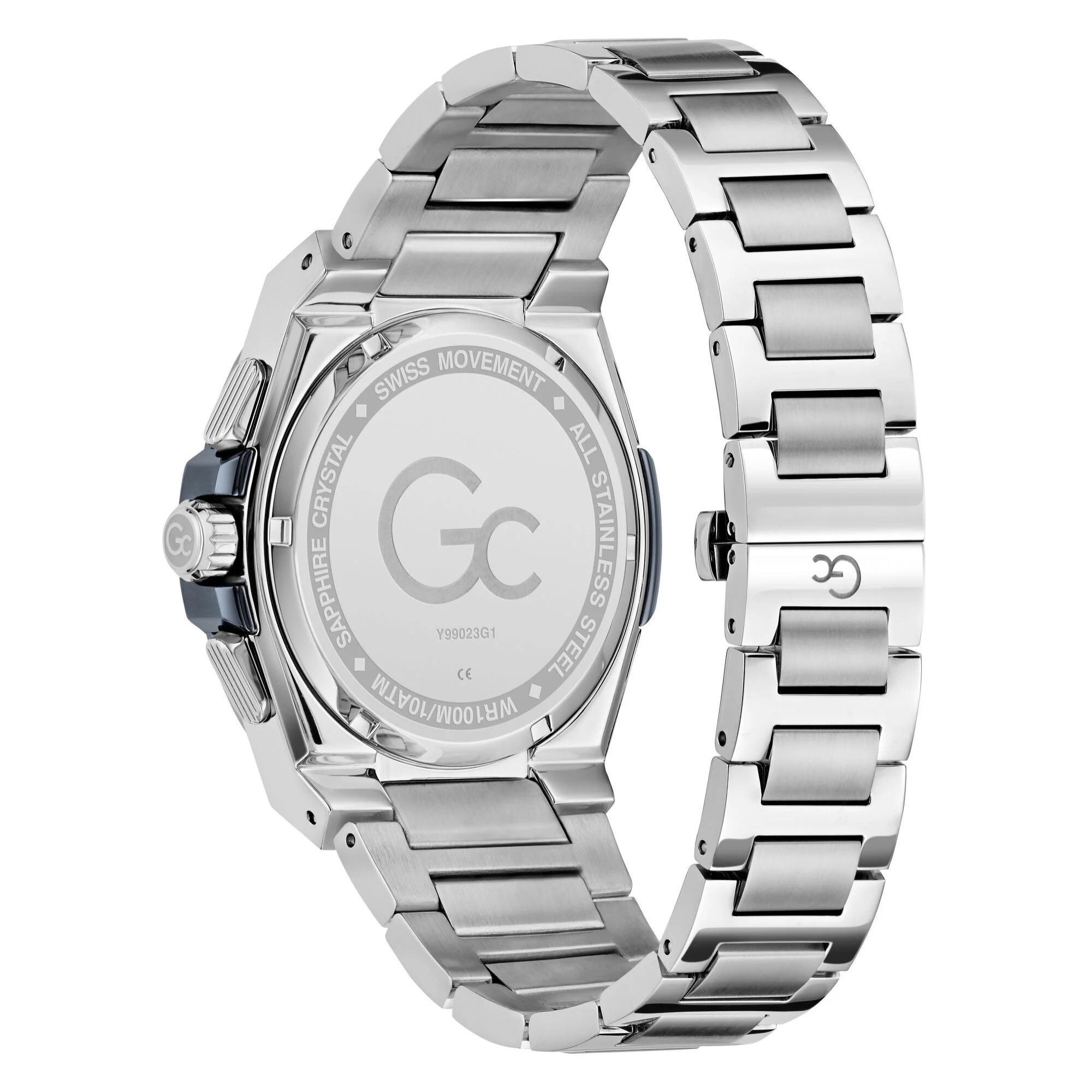 Reloj Gc Y99023G1 Hombre Analogico Cuarzo con Correa de Acero inoxidable