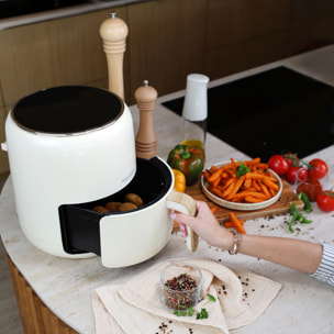 Friteuse sans huile 4,5L crème COLORAMA