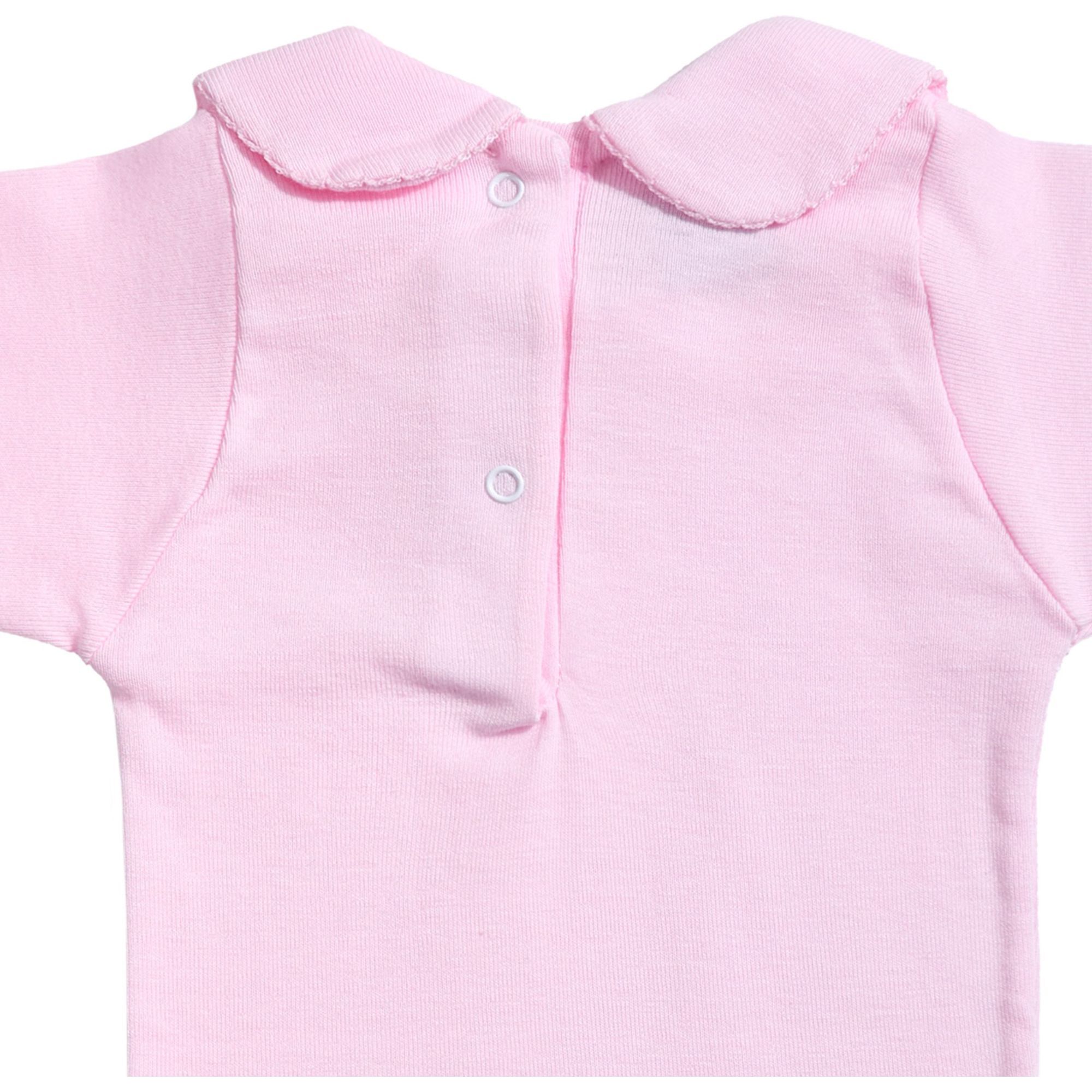 Body bebé manga corta con cuello