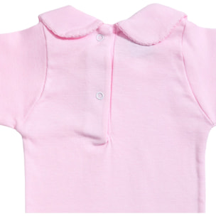 Body bebé manga corta con cuello