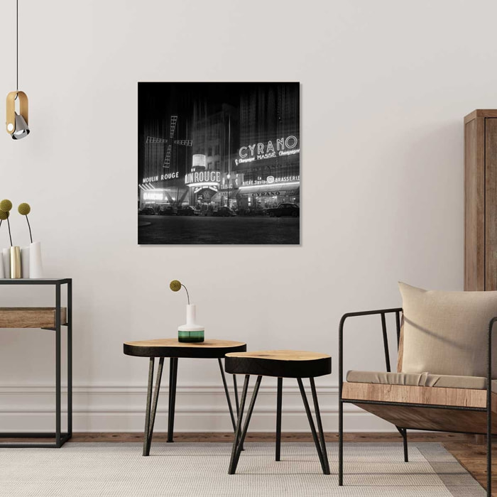 Deco vintage Photo de Paris, Le moulin Rouge Tableau plexiglas