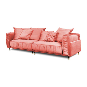 Canapé Velours Fiorenzo - 3 places