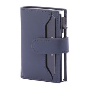 Portafoglio  da uomo In Vera pelle Made in Italy 7,5x10x2,5 cm