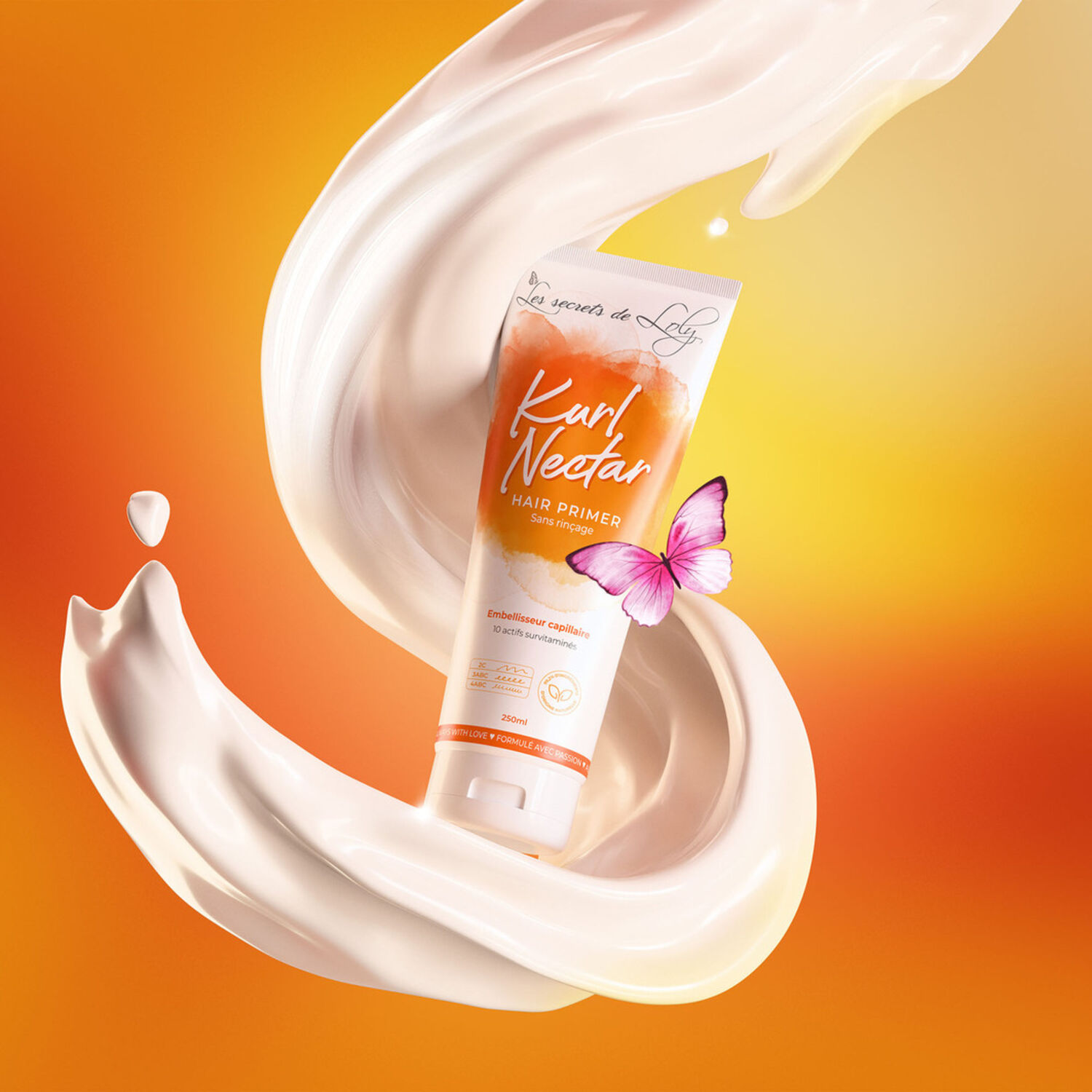 Kurl Nectar - Crème Sans Rinçage Réparatrice et Hydratante 250ml