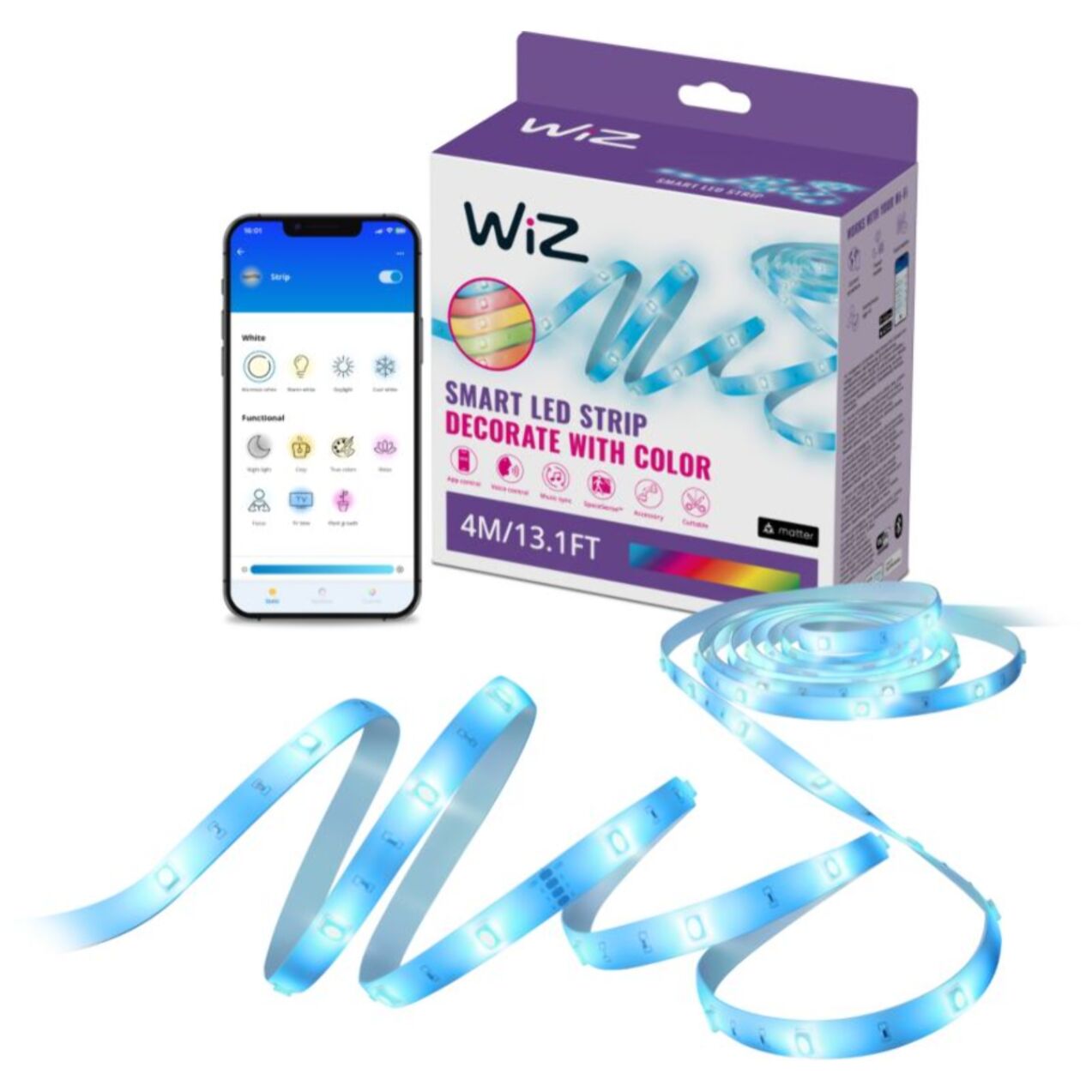 Bandeau LED WIZ RGB Couleur 4m
