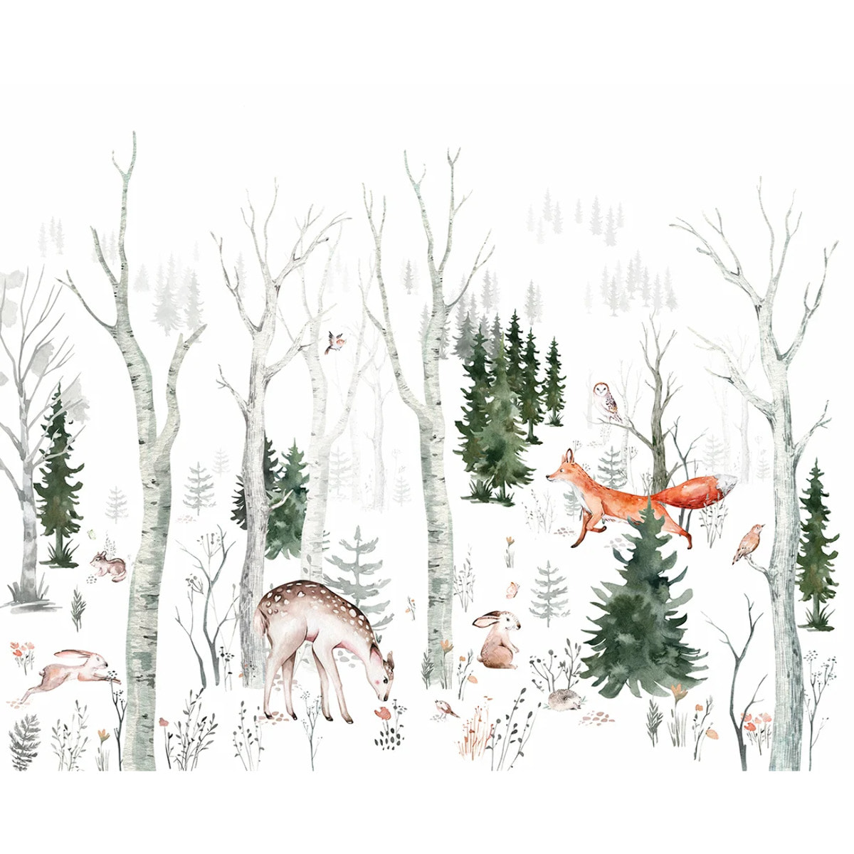 Papier peint panoramique Bambi & Co