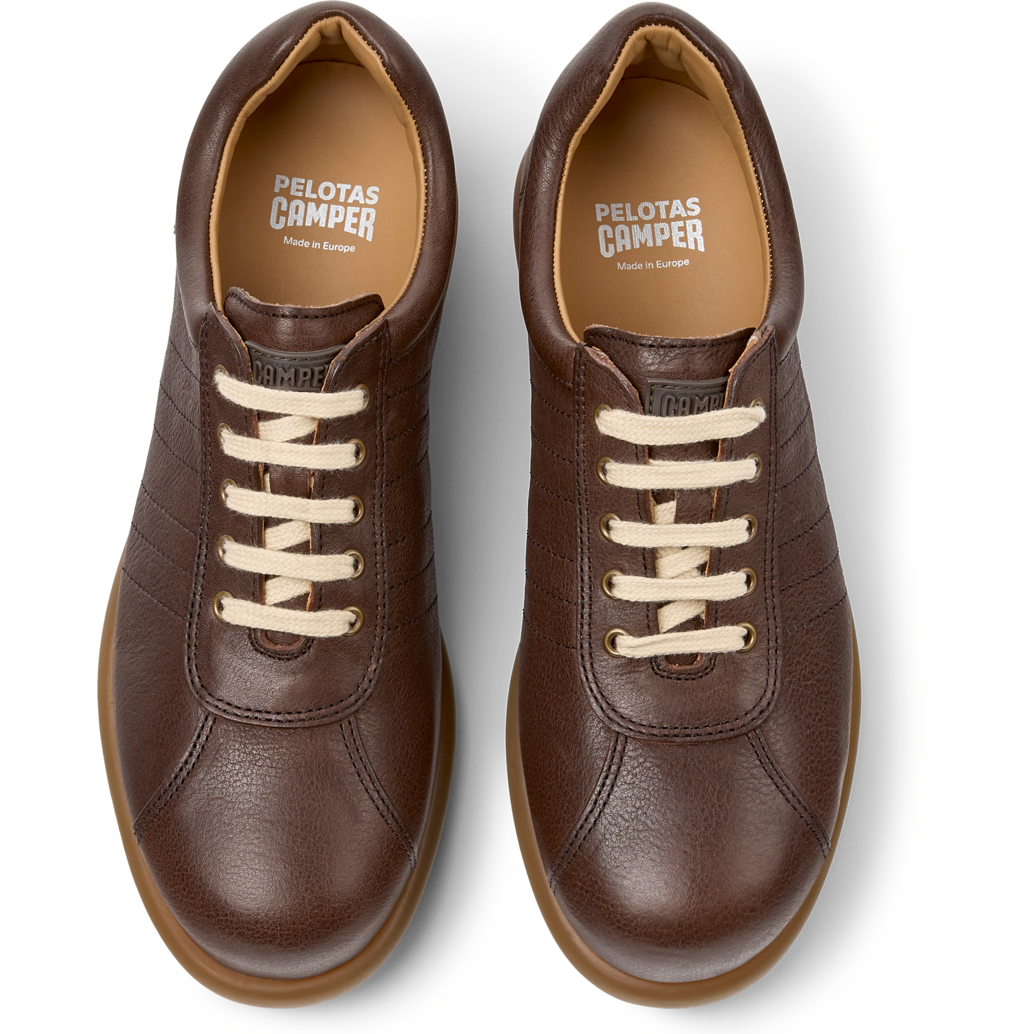Zapatillas - CAMPER Pelotas Ariel - Marron - Piel lisa